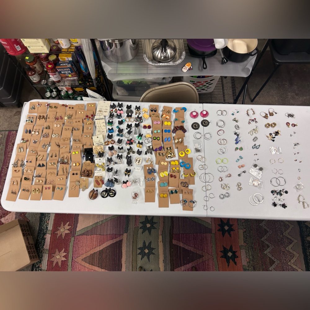 220 earrings, vintage and new